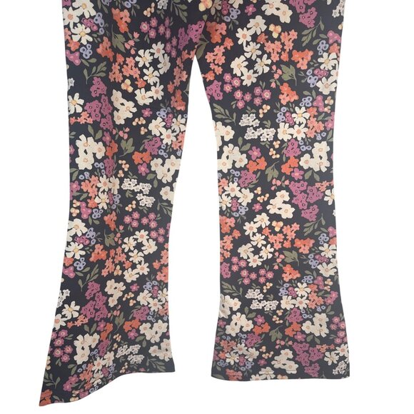 2/$30  Princess Highway Size 8 Organic Cotton Floral Natalie Navy Flared Pant NW - Picture 11 of 14
